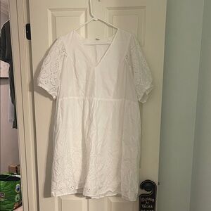 Old Navy White Eyelet Dress